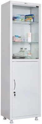 Шкаф медицинский металлический Hilfe МД 1 1657/SG Шкаф медицинский металлический Hilfe МД 1 1657/SG
