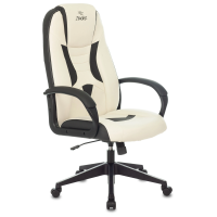 Игровое кресло Бюрократ Zombie 8 (экокожа бело-черная)